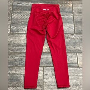 ECHT Scrunch Leggings Red Size Small